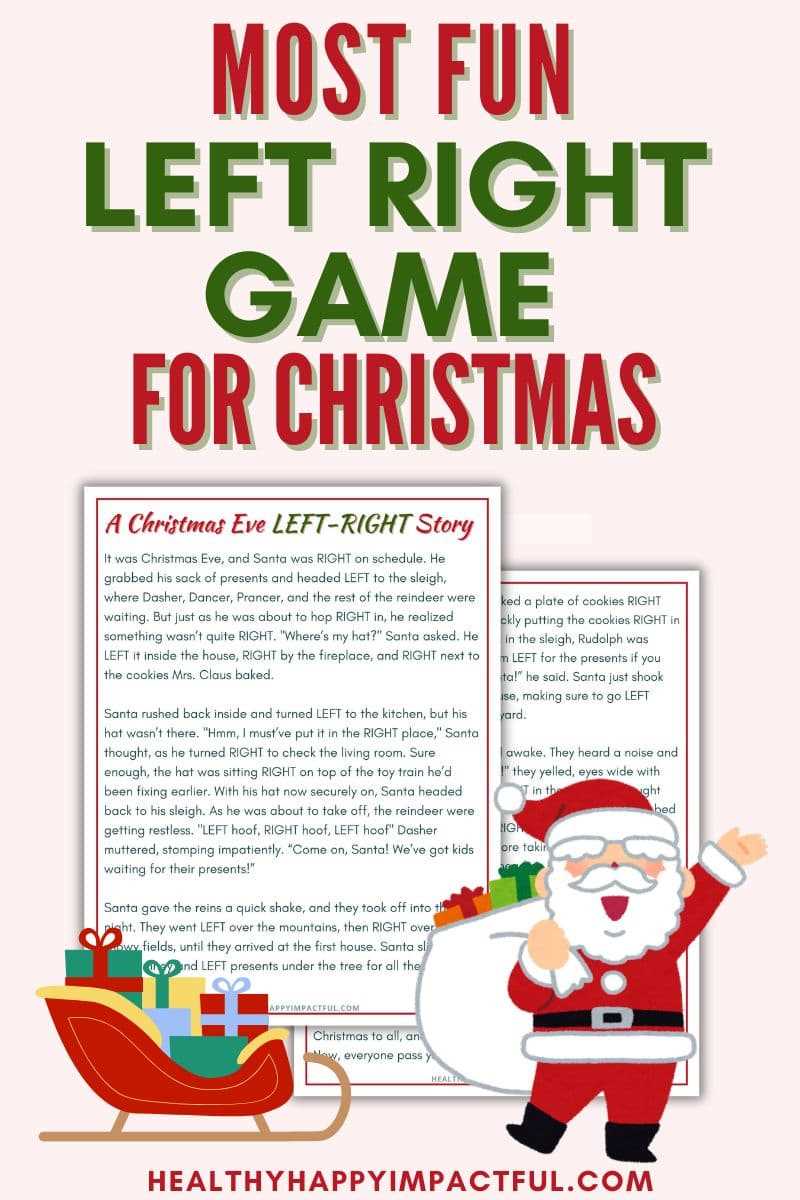 printable left right game