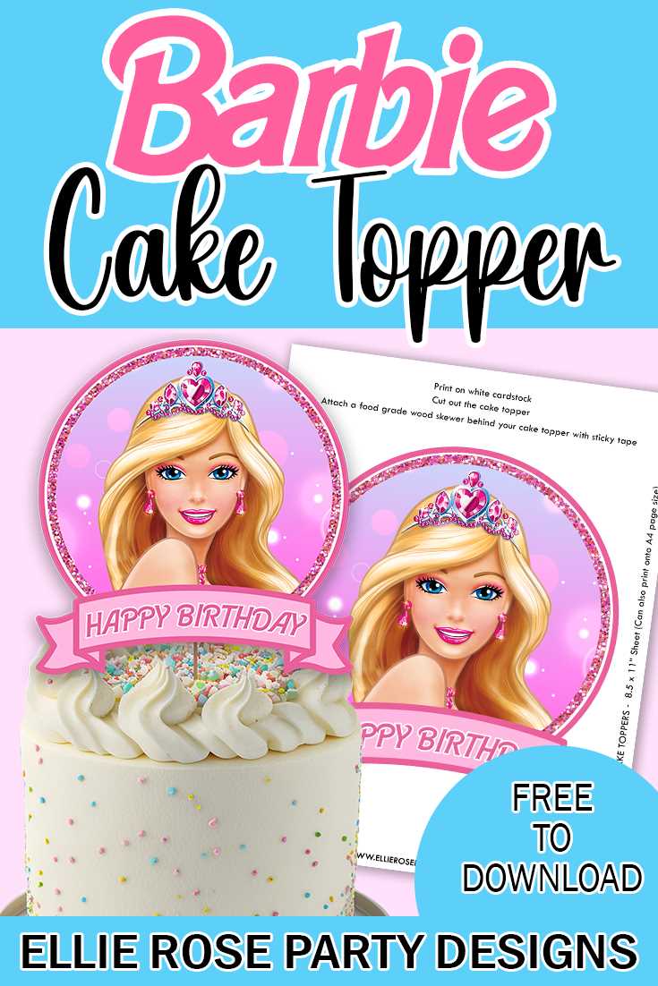 cake toppers printable