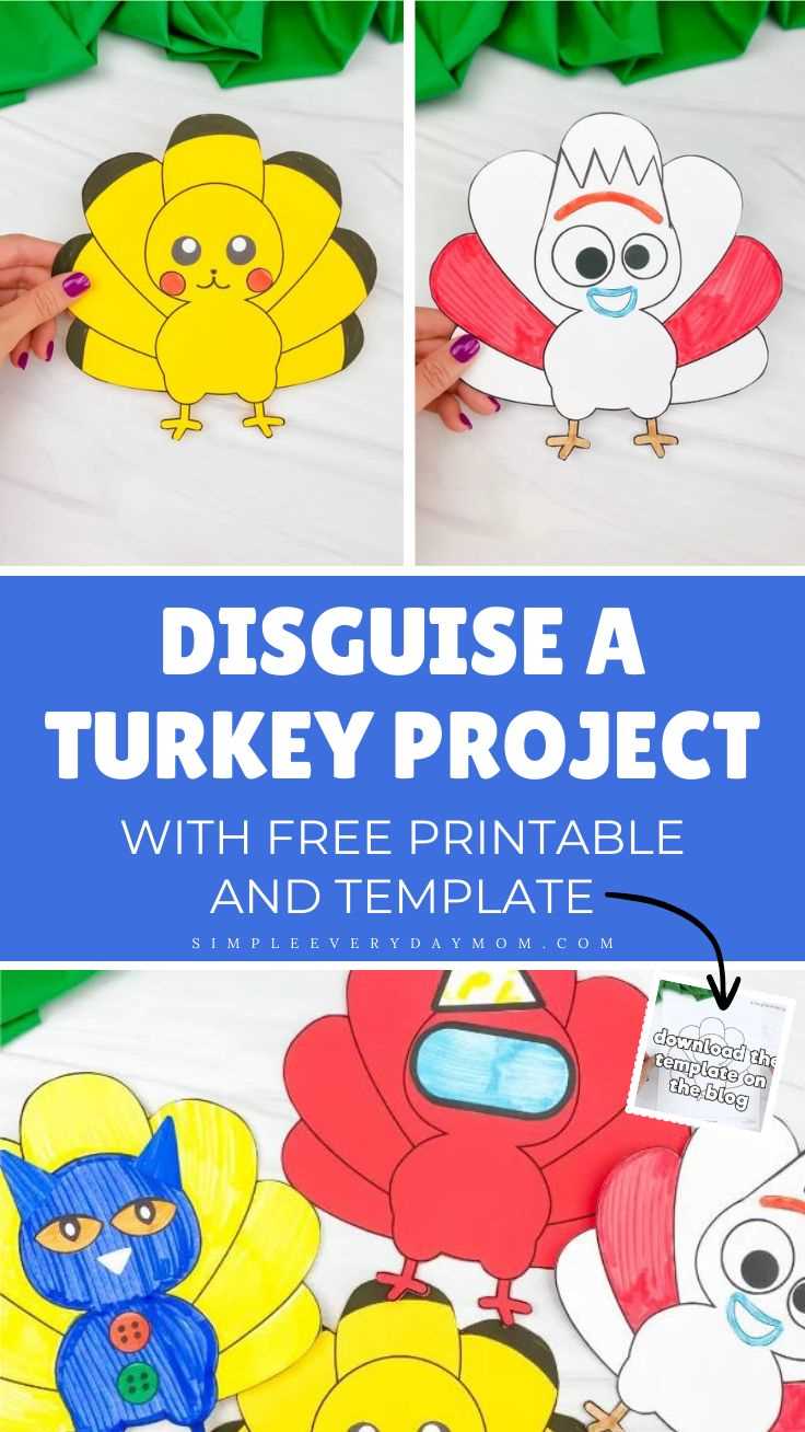 disguise the turkey ideas printable