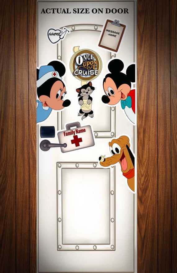 disney cruise door decorations free printables