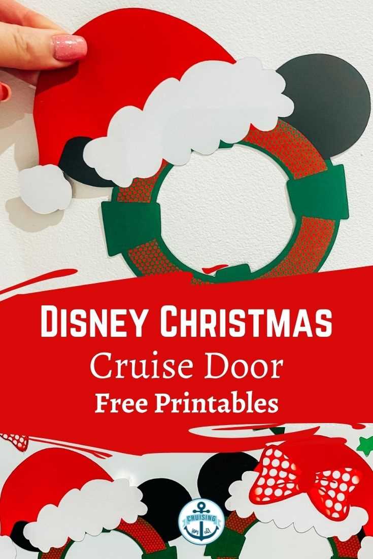 disney cruise door decorations free printables