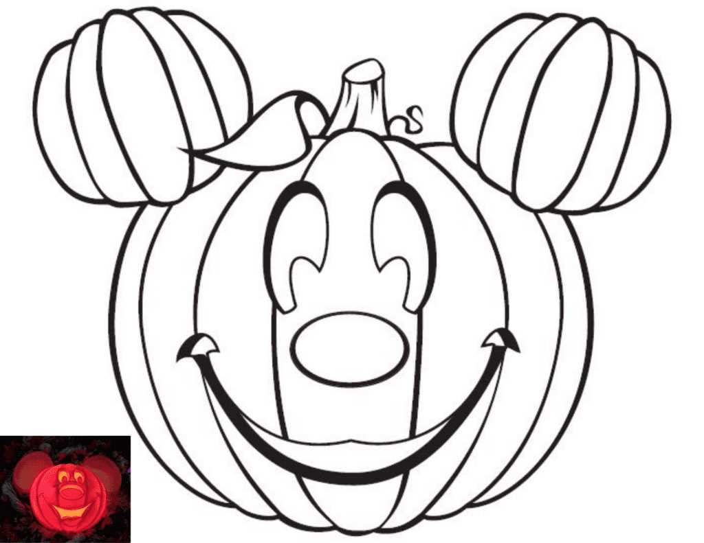 disney halloween printable coloring pages