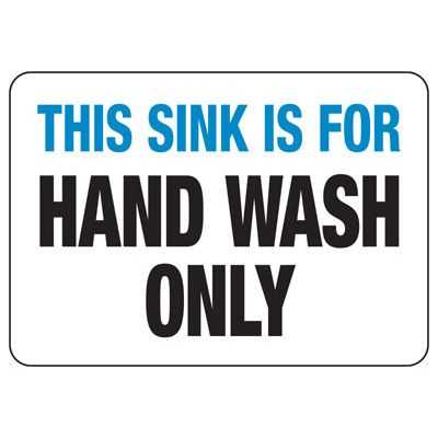 free printable hand wash signs