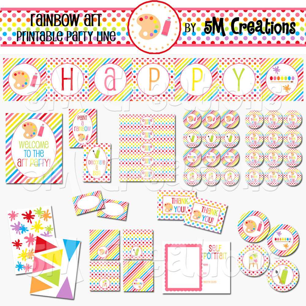 printable birthday party decorations