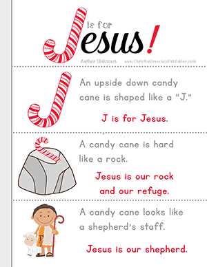 candy cane meaning printable