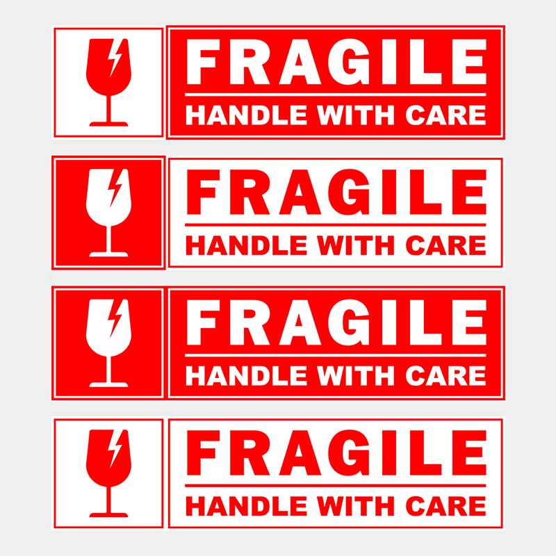 printable fragile labels