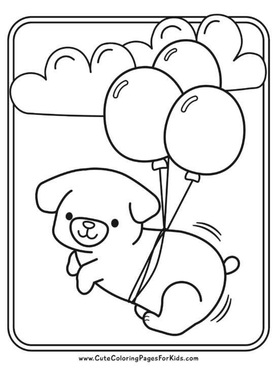 dog coloring sheets free printable