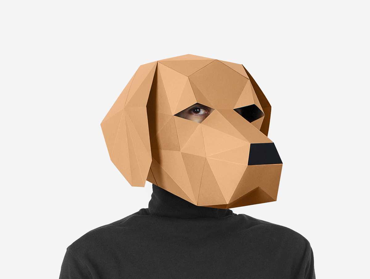 dog mask printable