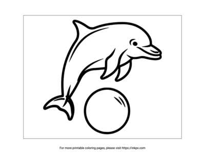 dolphin coloring pages free printable