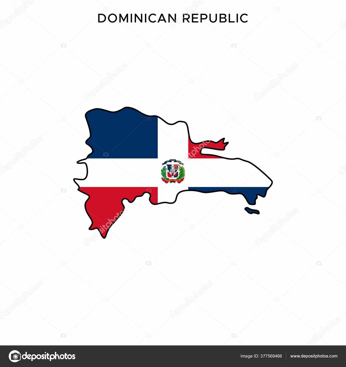 dominican republic flag printable