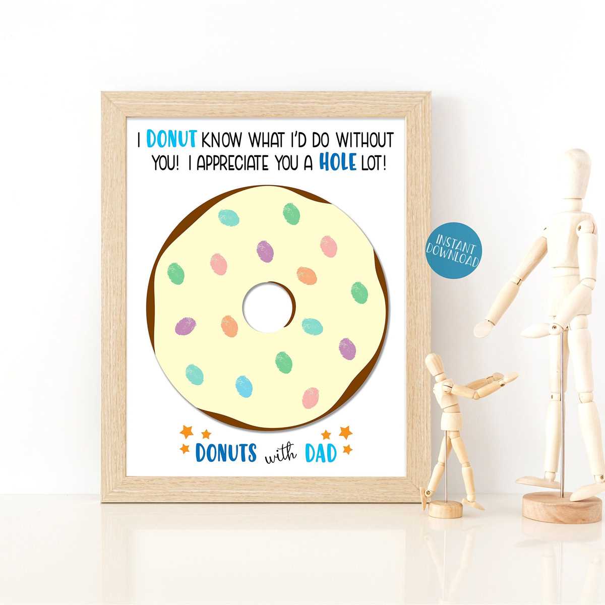 donuts with dad printable