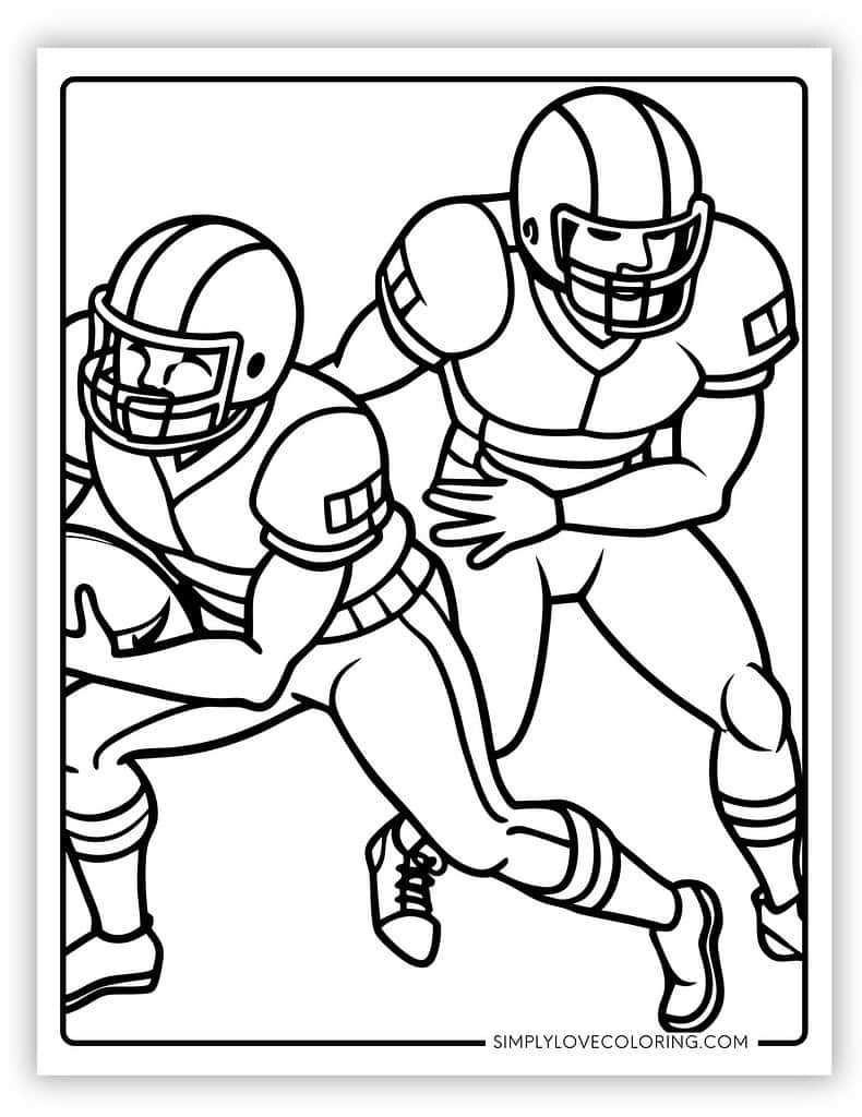 printable footballs to color