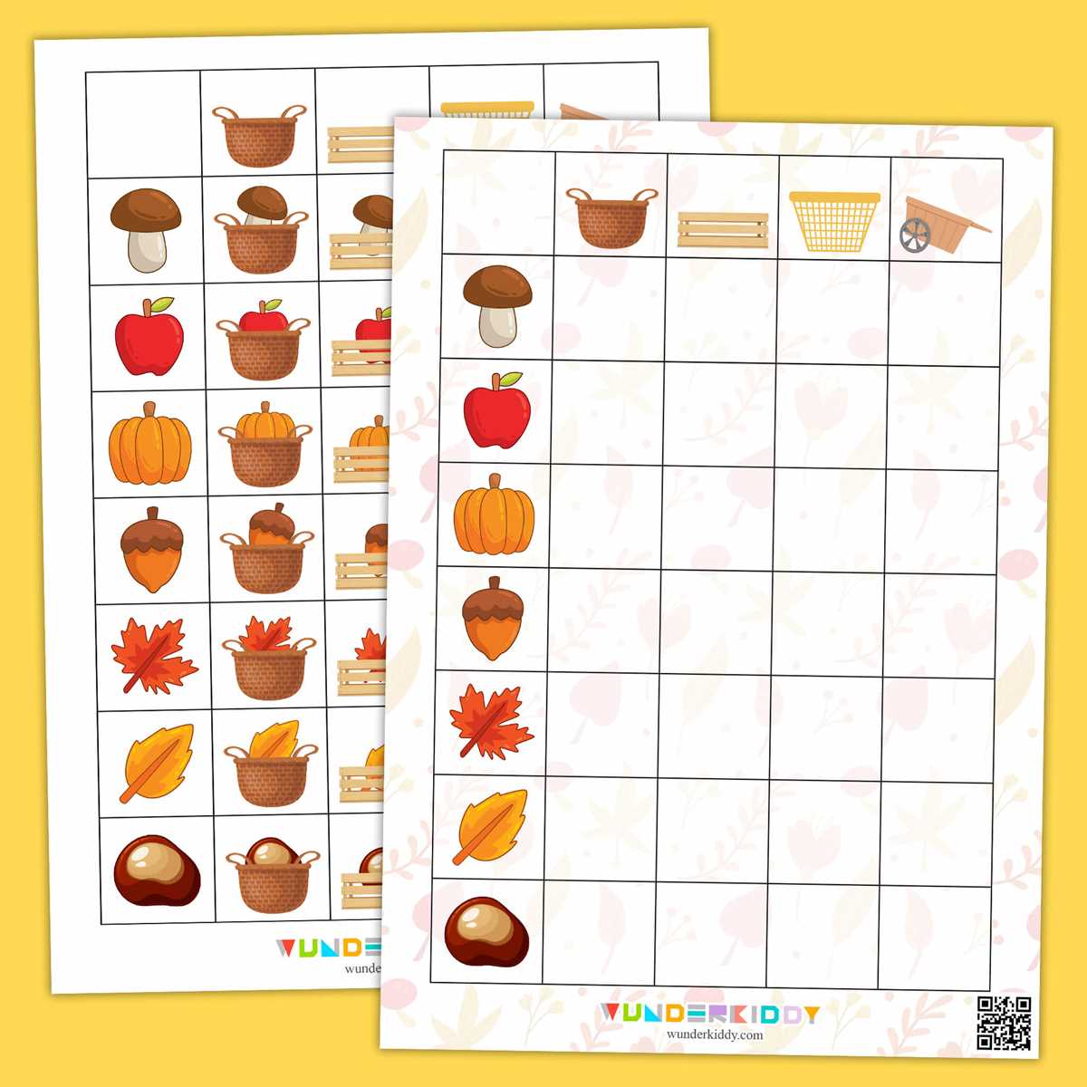 printable autumn worksheets