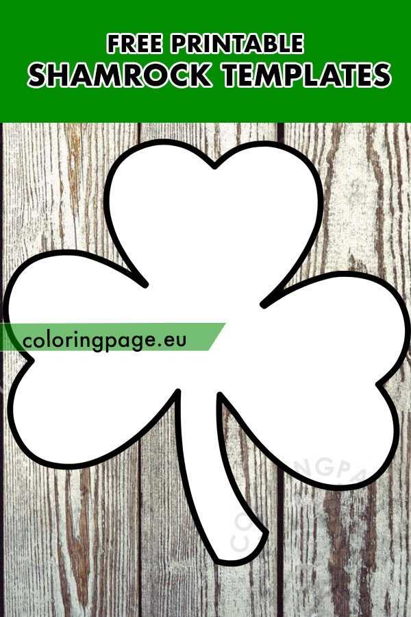 shamrock printable free