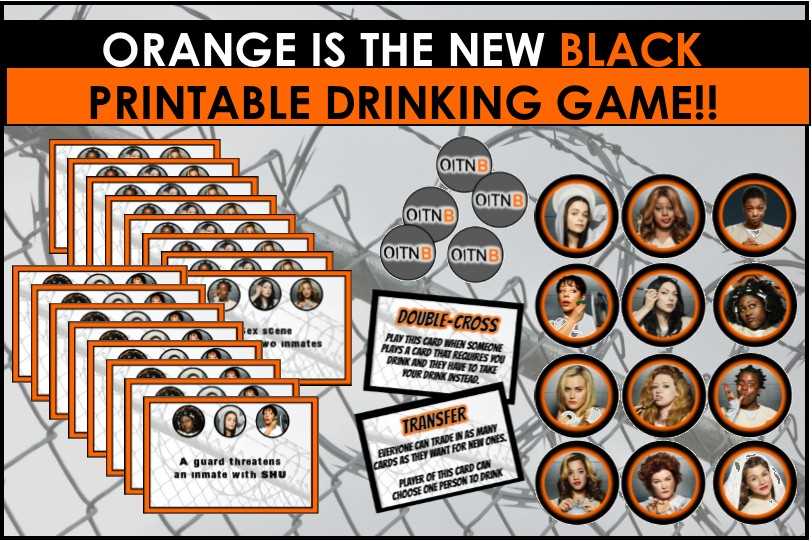 drinking game printable