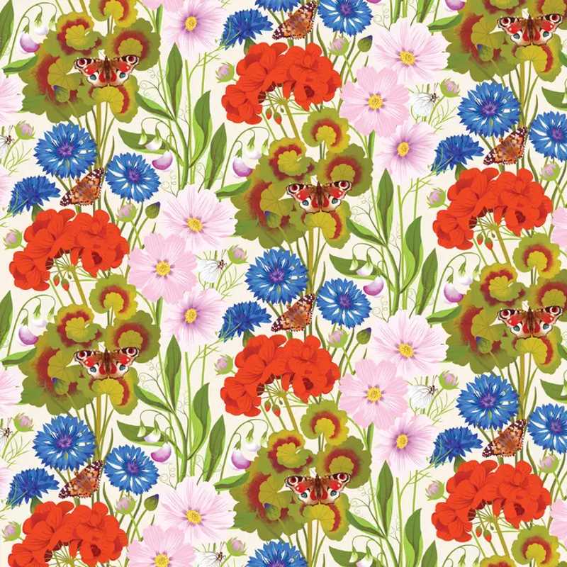floral printable wrapping paper