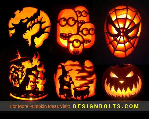 printable scary pumpkin designs