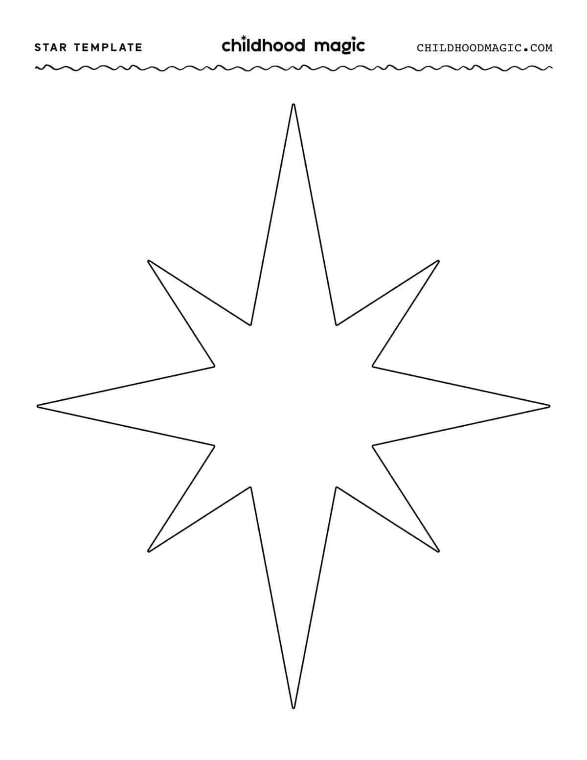 star stencil printable free