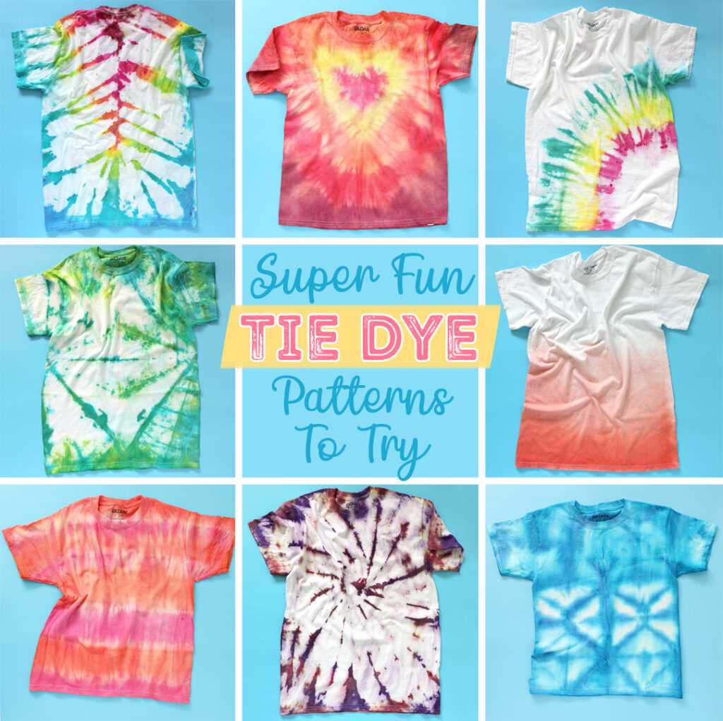tie dye patterns printable