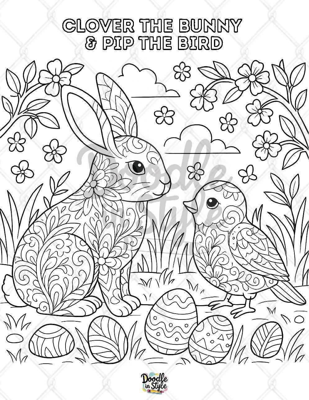 easter coloring printable