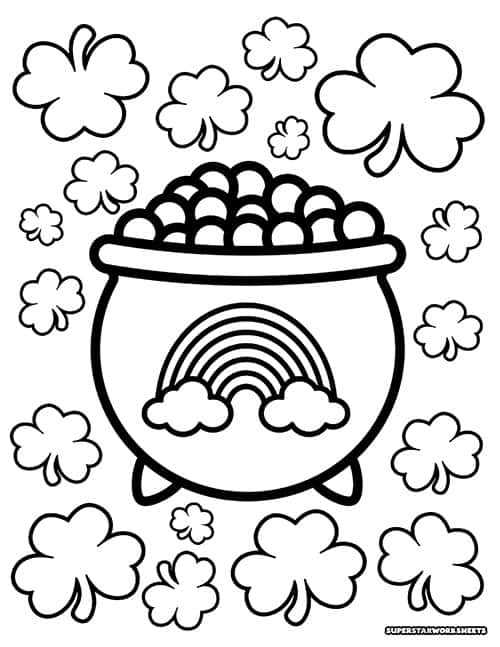 st patricks day coloring pages printables