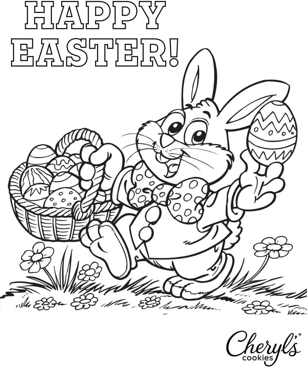 easter bunny printable