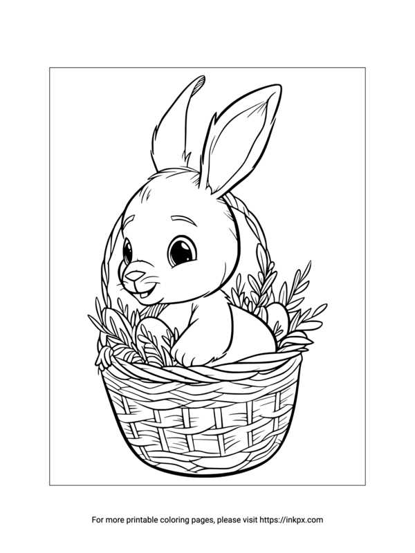 easter color pages printable