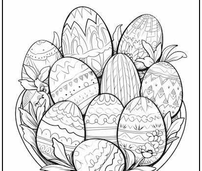 easter printable basket