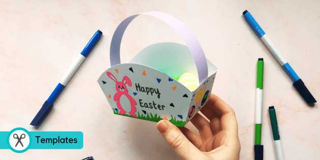 easter printable basket
