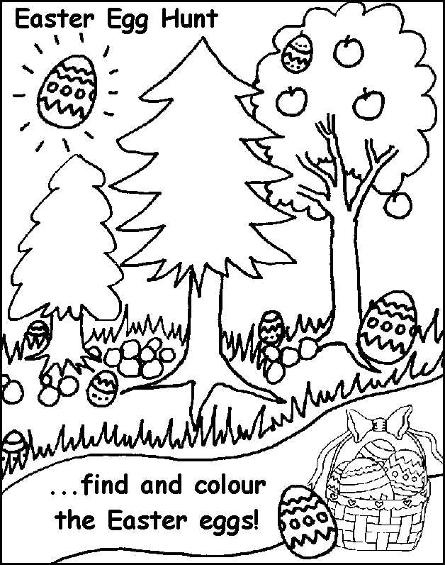 easter printable colouring