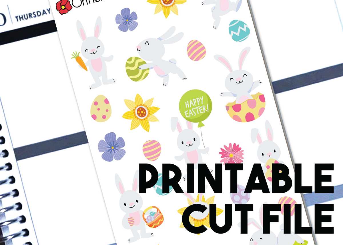 easter printable stickers