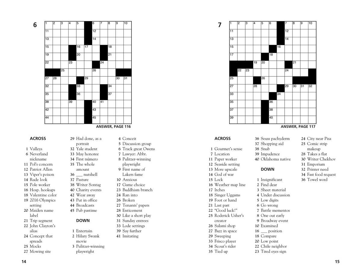 thomas joseph crossword printable