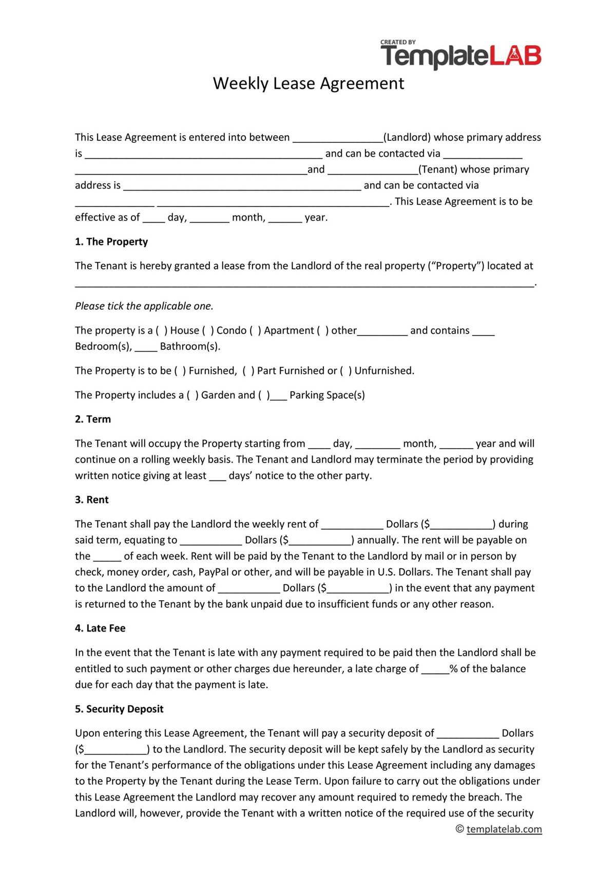 free printable lease agreement illinois