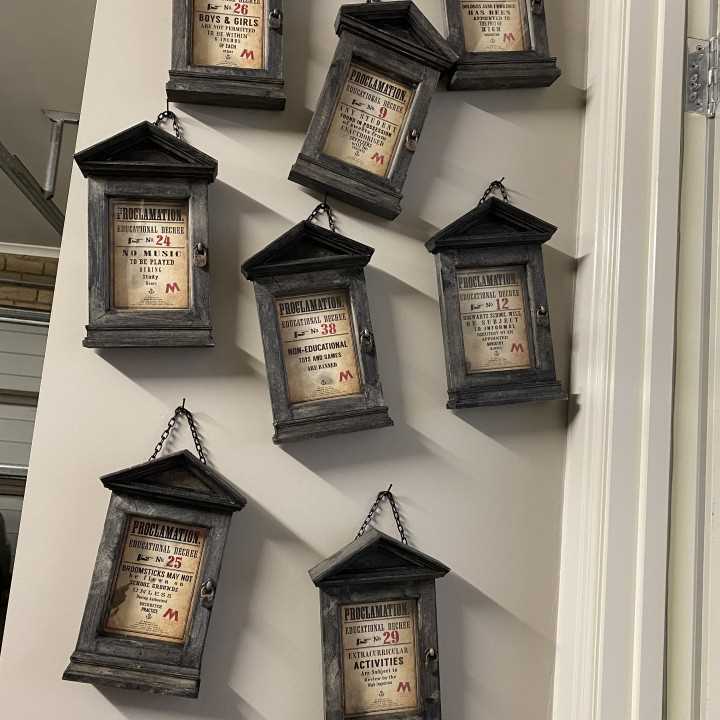 educational proclamations harry potter printable free