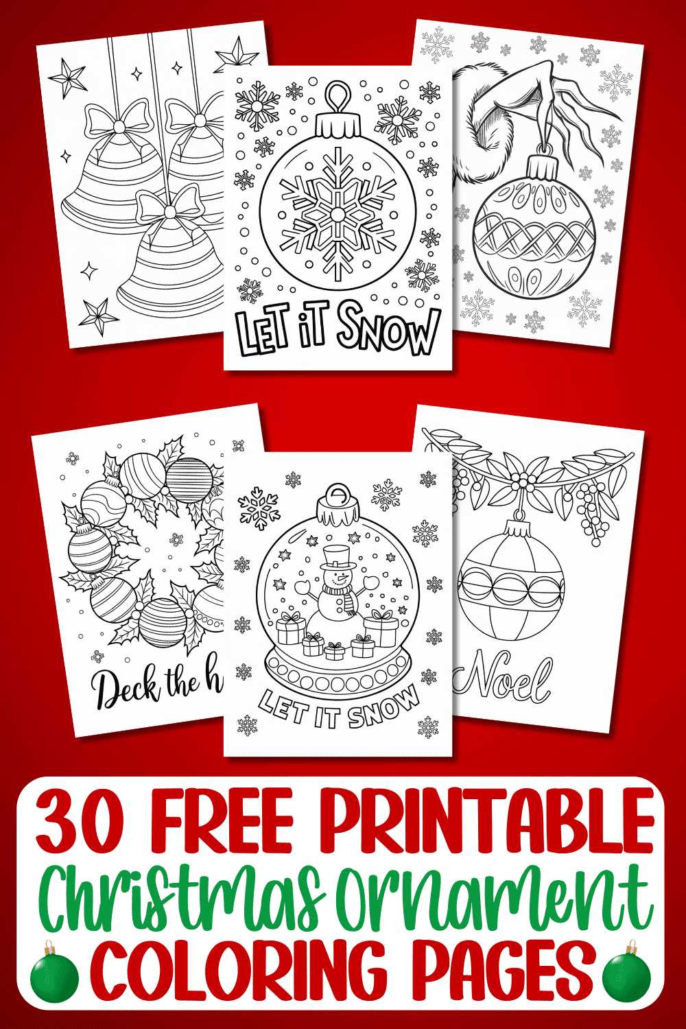 christmas ornaments printable