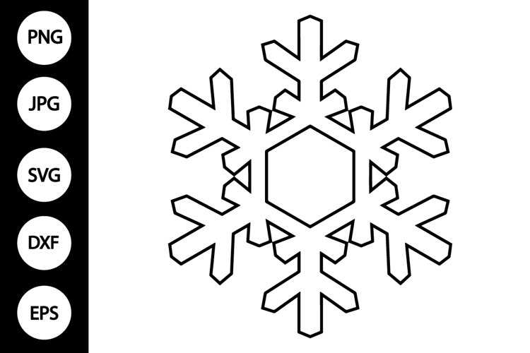 printable snowflake clipart