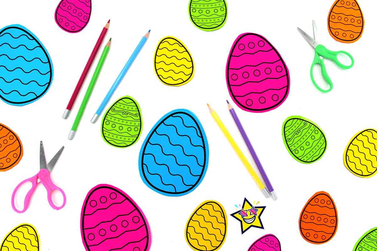 egg pattern printable