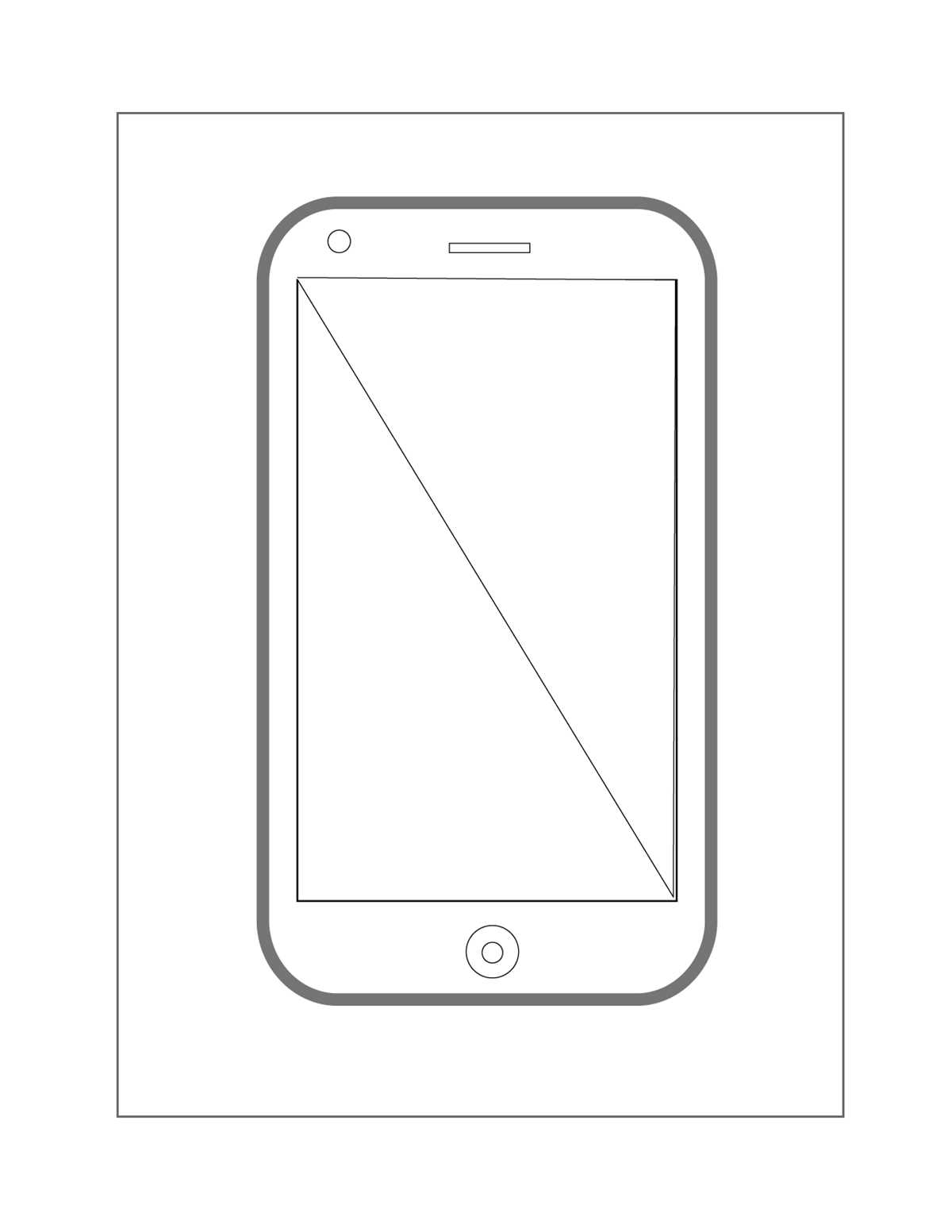 phone coloring pages printable