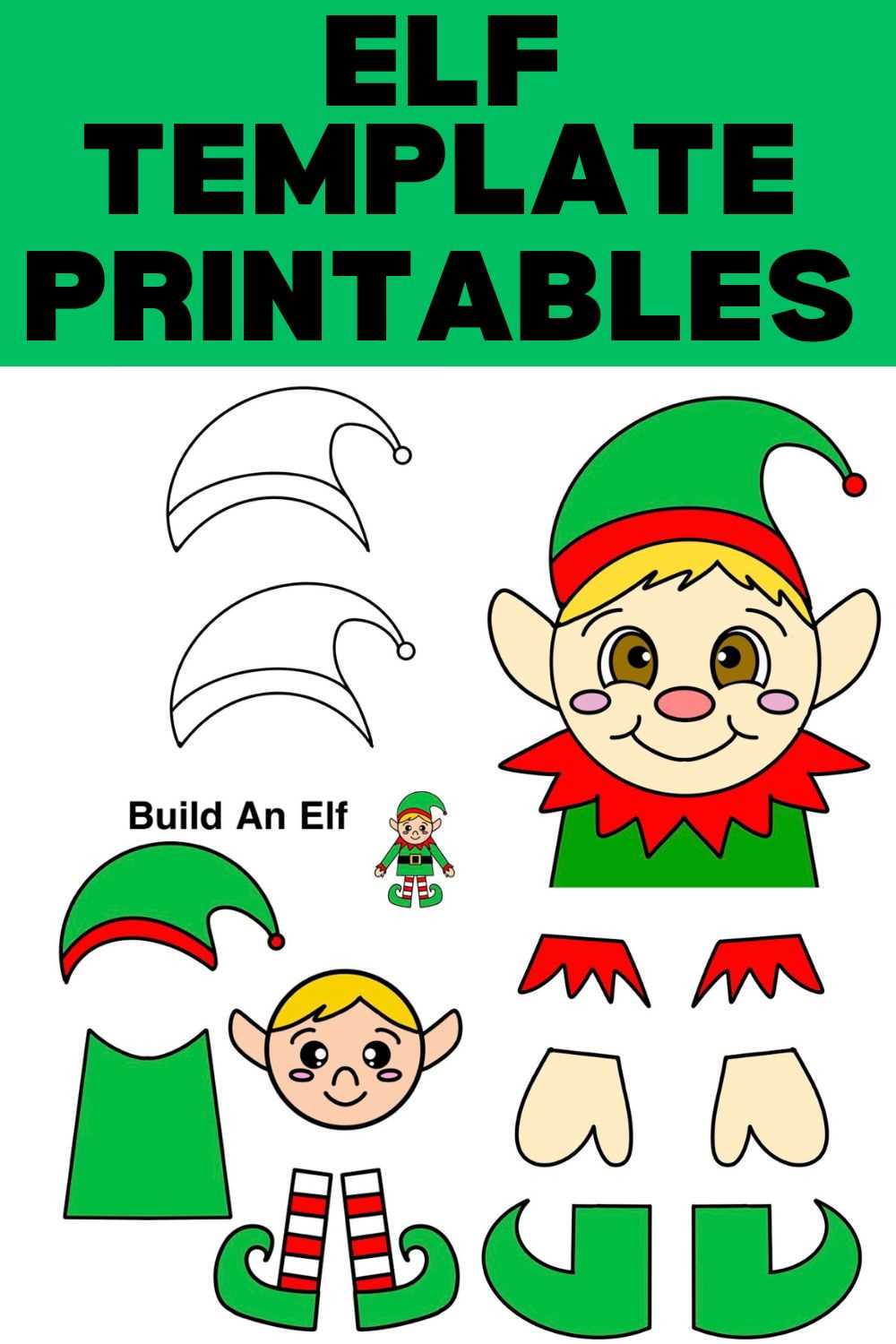 elf on the shelf cut out printable