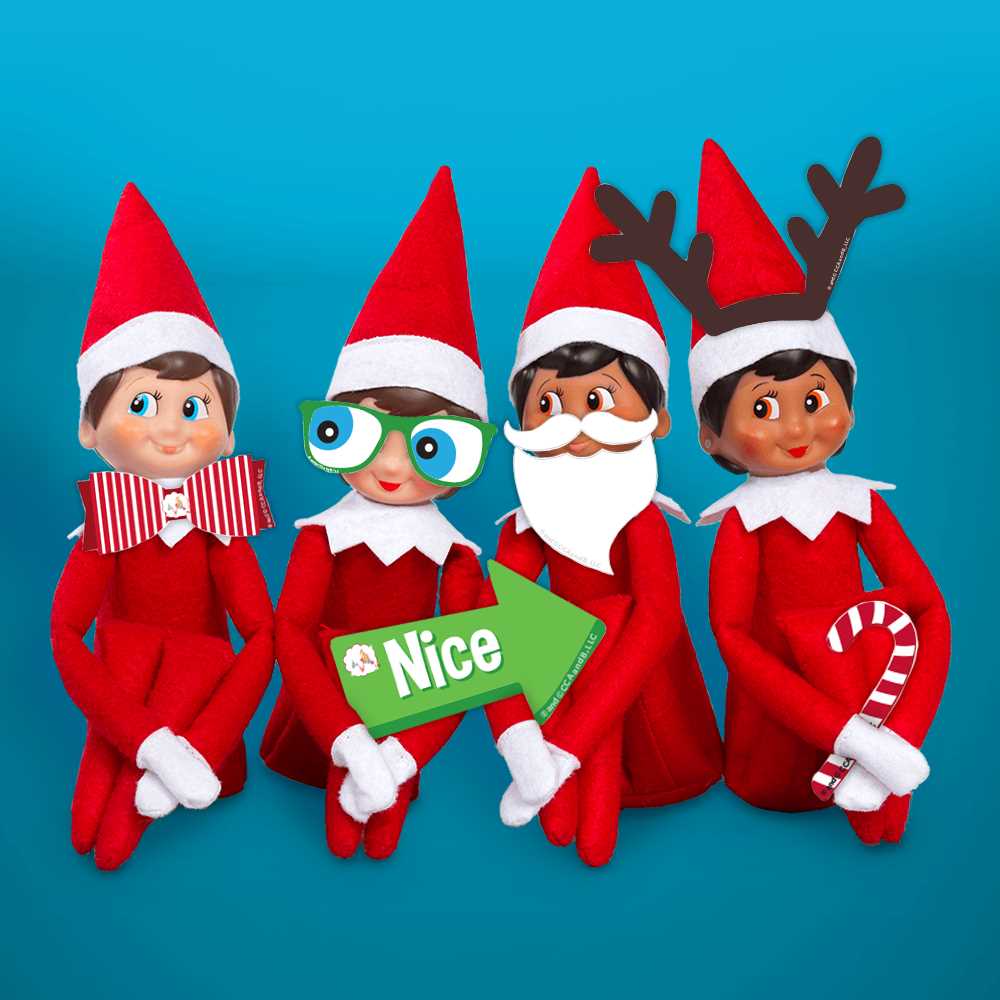elf on the shelf printable props free