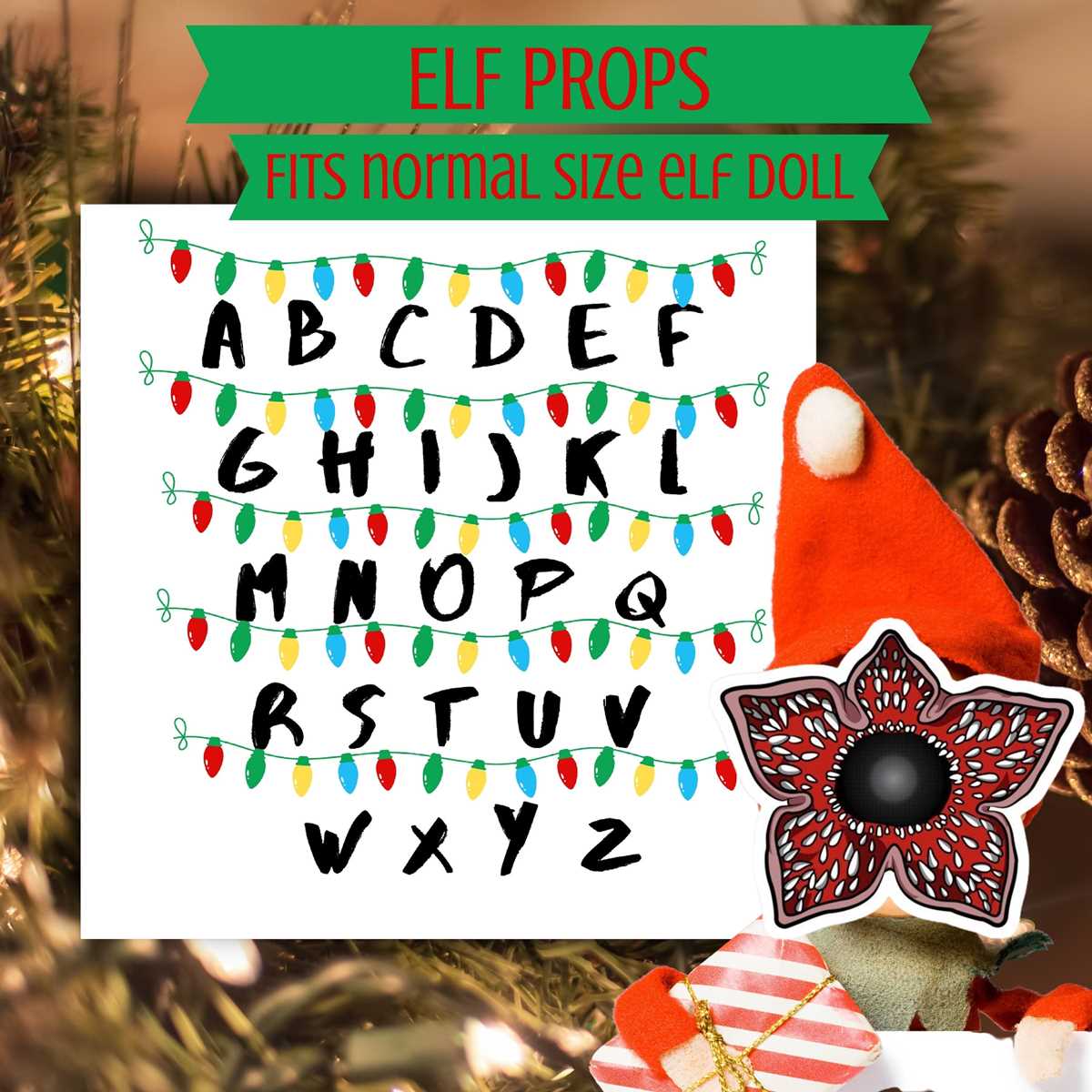 elf on the shelf printable props free