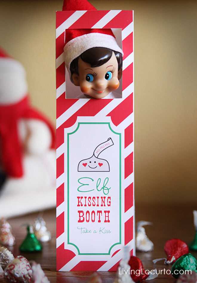 elf on the shelf printable props
