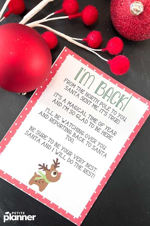 elf on the shelf were back letter free printable