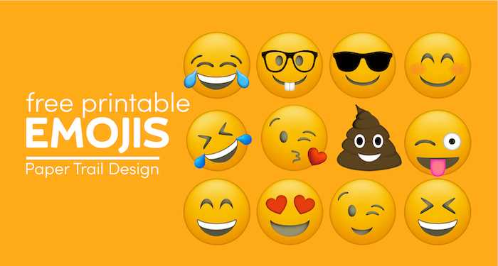emoji free printables