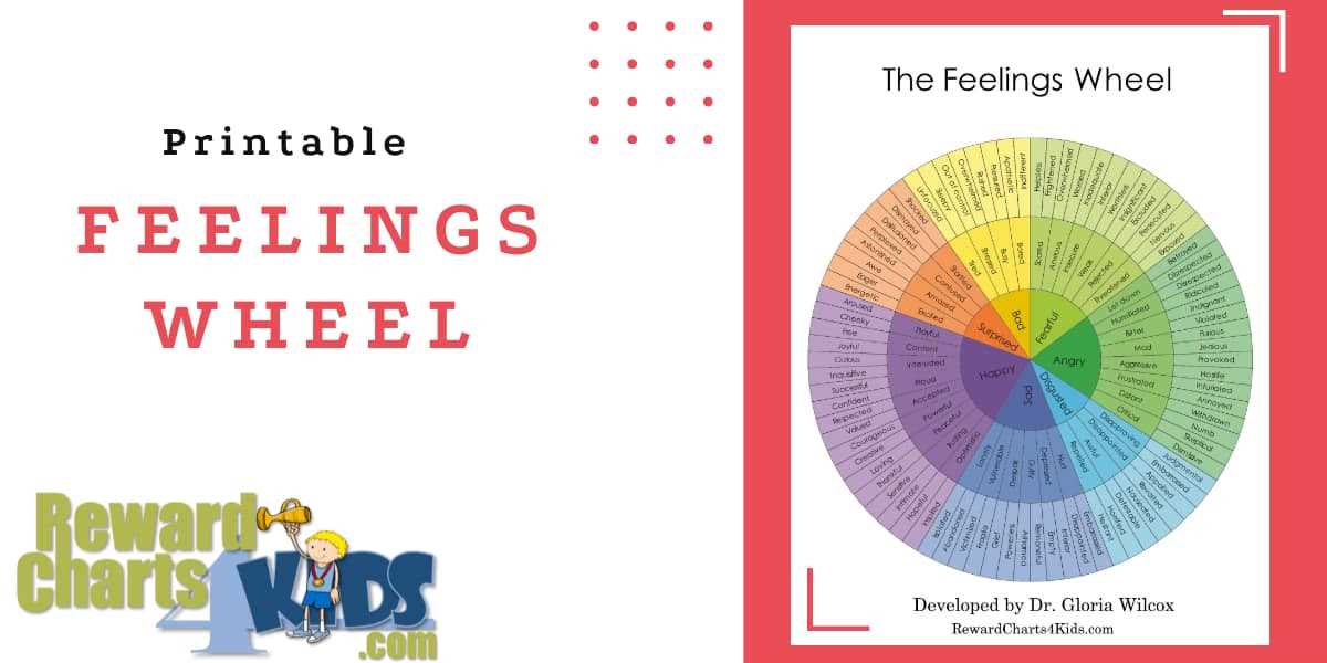 emotional wheel printable