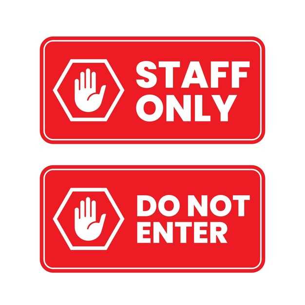 employees only sign printable