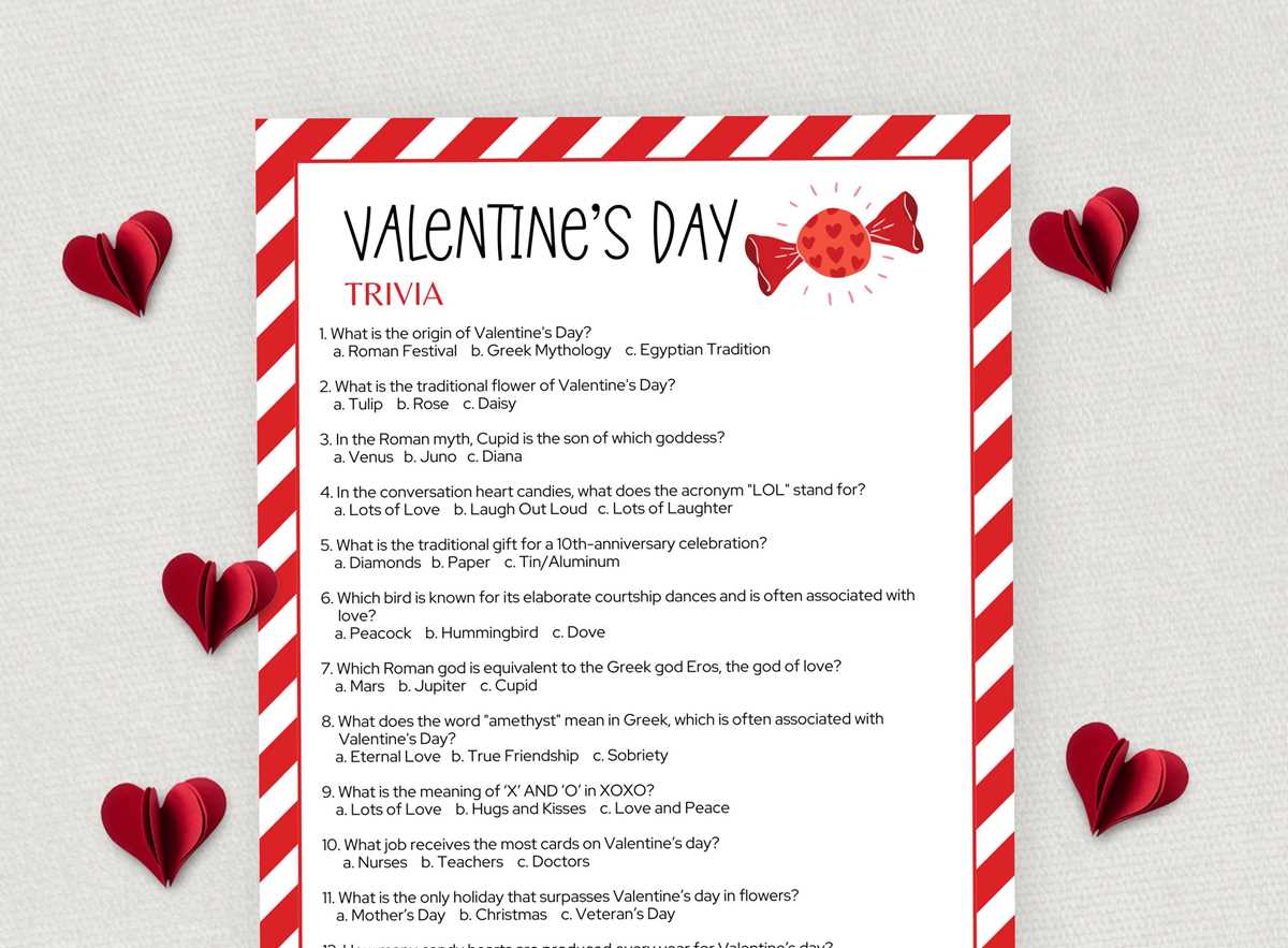 valentines day trivia questions and answers printable