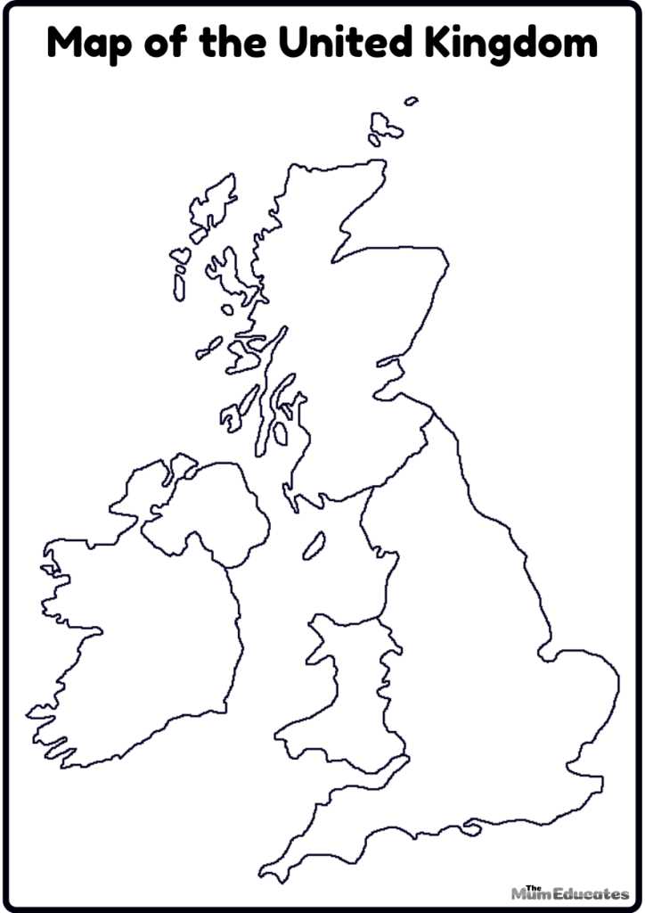 england printable map