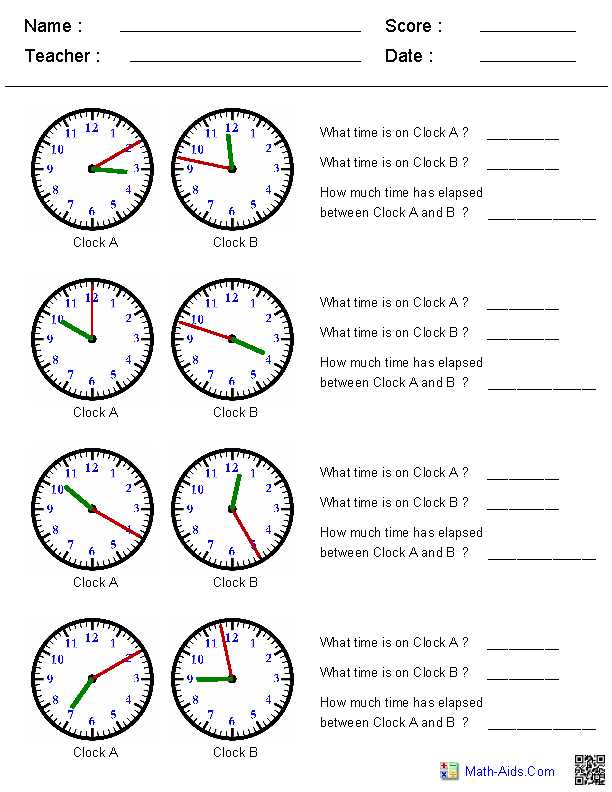 printable telling time worksheets