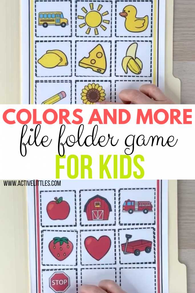 printable folder games